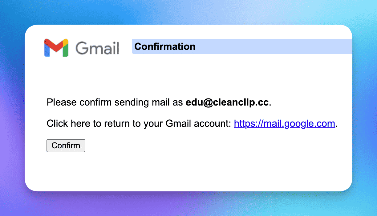 gmail add send email account step3